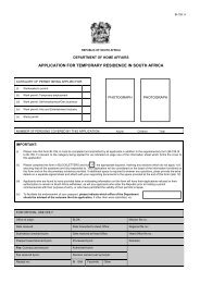 See sample BI-529 form. - South Africa