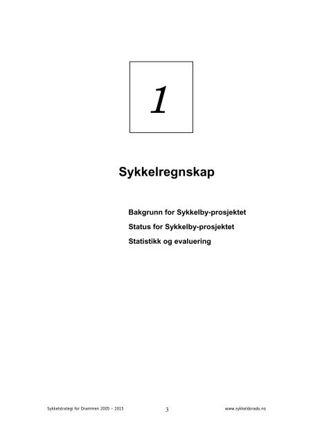 SYKKELSTRATEGI - Drammen kommune