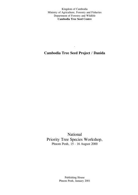 Proceedings of National Workshop on Priority Tree Species