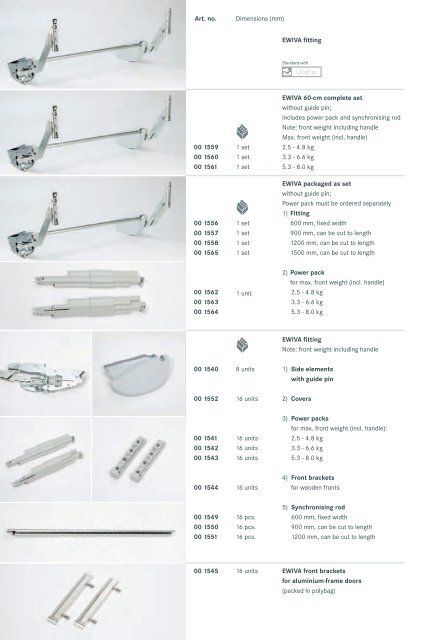 More choice for wall units: Folding, lift-up and ... - KessebÃƒÂ¶hmer