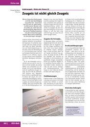 ARBEITSZEUGNISSE - ver.di: Mittelhessen