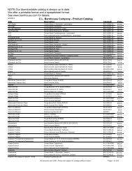 Product Catalog - CL Barnhouse Company