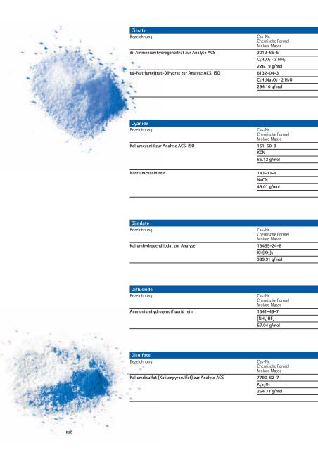 Anorganische Salze Anorganische Salze