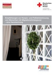 Empfehlungen zur Hospiz- und Palliativbetreuung von Menschen ...