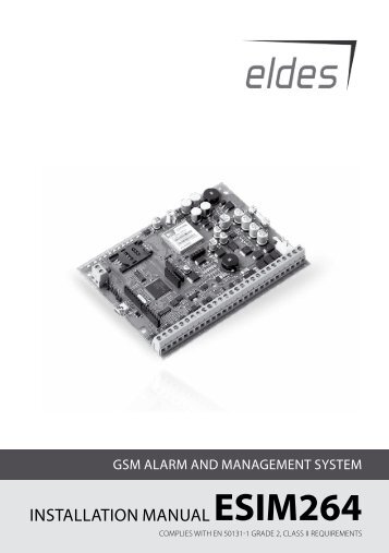 ESIM264 Installation Manual - Eldes