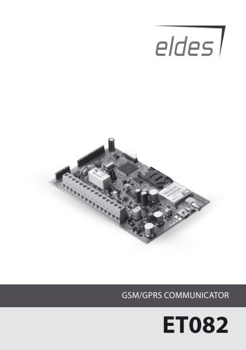 ET082 User Manual - Eldes