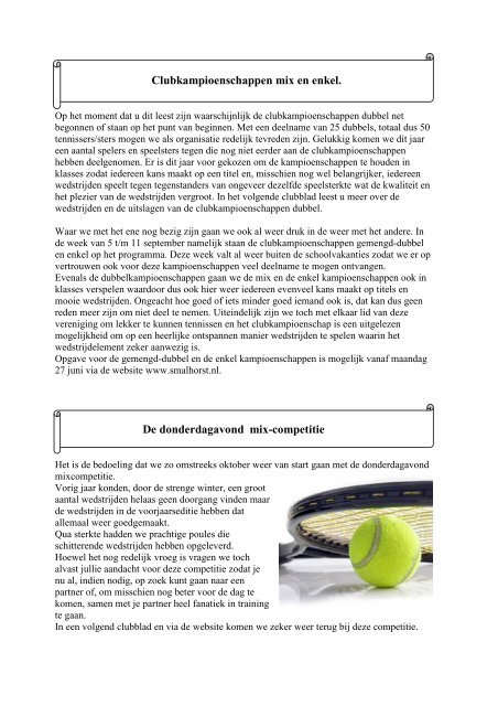 juni 2011 - tennisclub Smalhorst