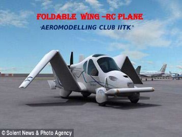 The Retractable Wing RC Aeroplane
