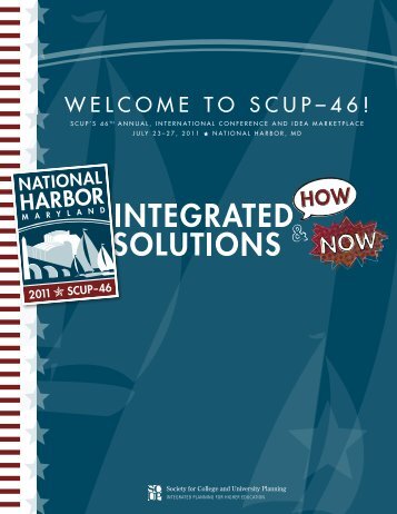 welcome to scup–46! - Society for College and University Planning