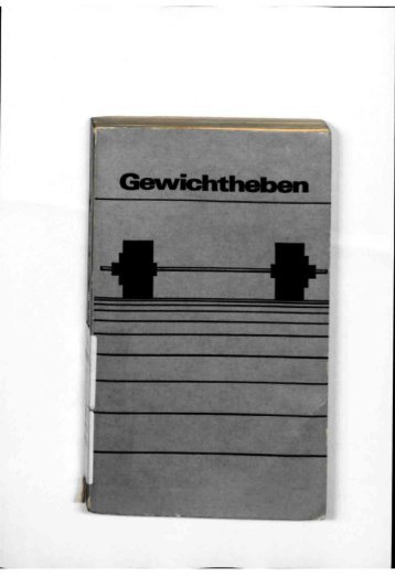 "Gewichtheben" von Worobjow - Der Klassiker ... - Rohe Kraft