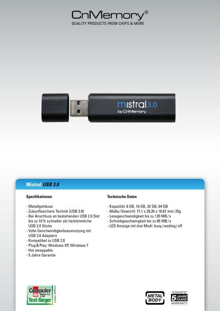 Mistral USB 3.0 - CnMemory