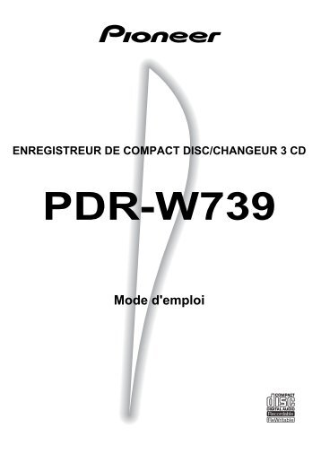 PDR-W739 - Service.pioneer-eur.com - Pioneer
