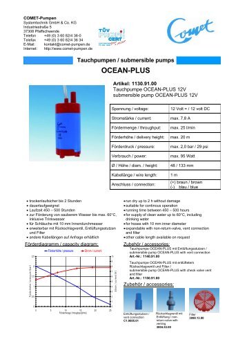 OCEAN-PLUS - COMET-PUMPEN Systemtechnik