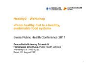 Ursel Broesskamp-Stone - Swiss Public Health Conference 2011