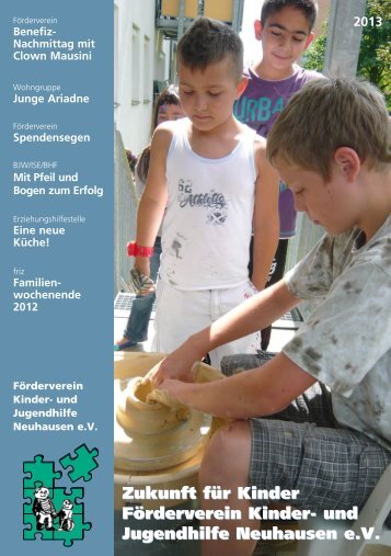 Berichtsheft - Förderverein "Zukunft für Kinder" der Kinder- und ...