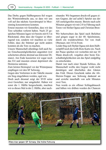 Vereinszeitung - SV Dietersheim