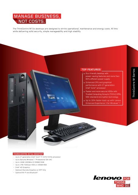 ThinkCentre - Lenovo Partner Network