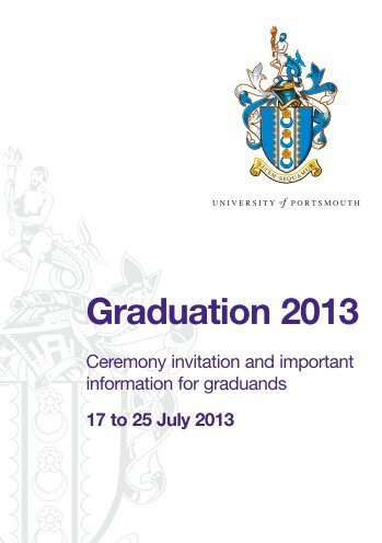 Graduation 2013 - University of Portsmouth