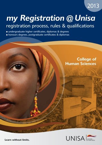 my Registration @ Unisa - University of South Africa