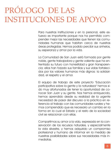 La historia de San Juan de Sierpe y sus habitantes - IUCN