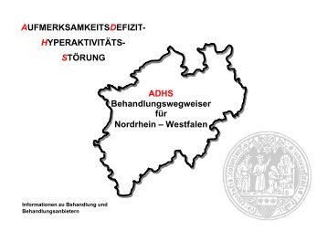 ADHS-Behandlungswegweiser - Gesundheit.nrw