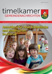 Timelkamer Gemeindenachrichten JAN 2014.indd - Marktgemeinde ...