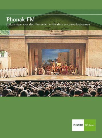 Brochure 'Phonak FM voor theaters'