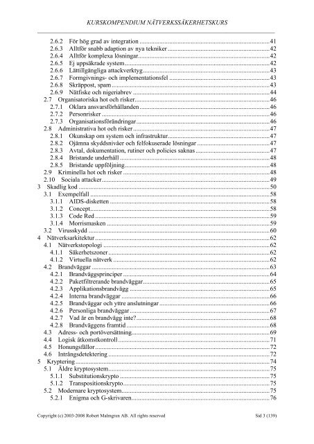 Lectures for 2008 - KTH