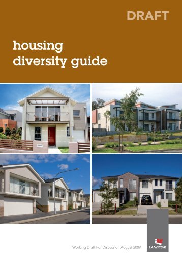 housing diversity guide DRAFT - Landcom - NSW Government