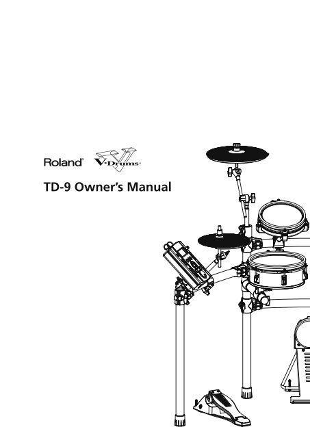 TD-9 manual - Roland