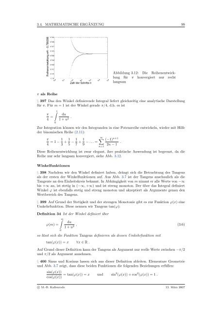 Mathematik fÃ¼r Physiker - Numerische Physik: Modellierung