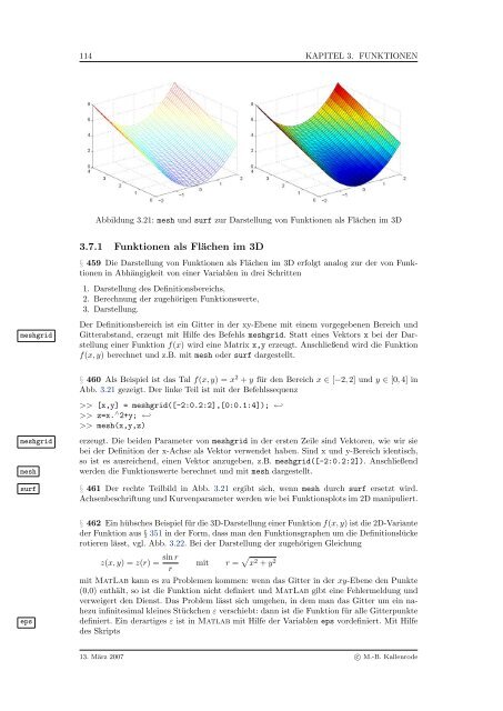 Mathematik fÃ¼r Physiker - Numerische Physik: Modellierung