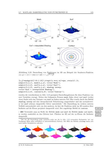 Mathematik fÃ¼r Physiker - Numerische Physik: Modellierung