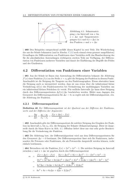 Mathematik fÃ¼r Physiker - Numerische Physik: Modellierung