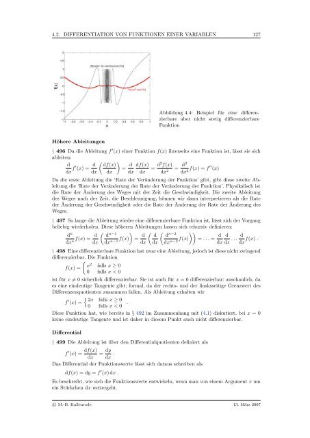 Mathematik fÃ¼r Physiker - Numerische Physik: Modellierung