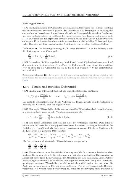 Mathematik fÃ¼r Physiker - Numerische Physik: Modellierung