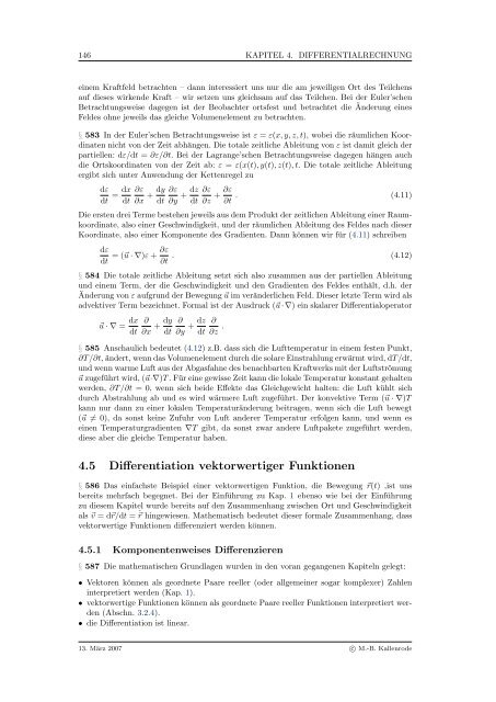 Mathematik fÃ¼r Physiker - Numerische Physik: Modellierung