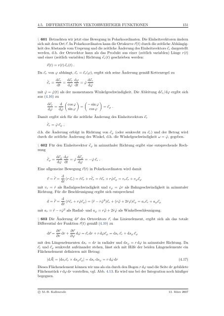 Mathematik fÃ¼r Physiker - Numerische Physik: Modellierung