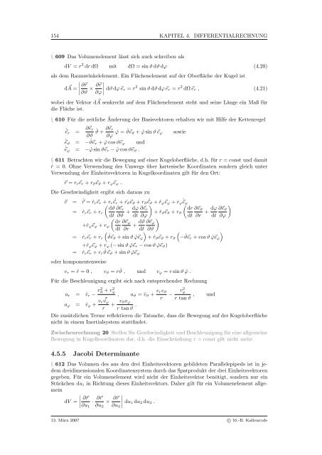 Mathematik fÃ¼r Physiker - Numerische Physik: Modellierung