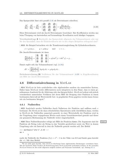 Mathematik fÃ¼r Physiker - Numerische Physik: Modellierung