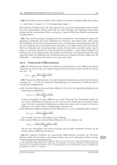 Mathematik fÃ¼r Physiker - Numerische Physik: Modellierung