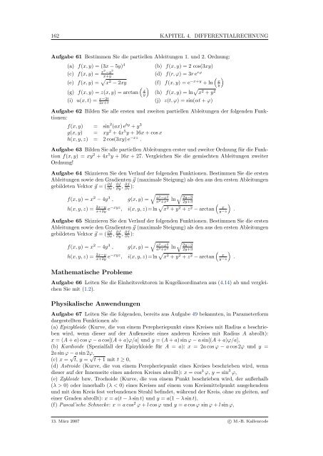 Mathematik fÃ¼r Physiker - Numerische Physik: Modellierung