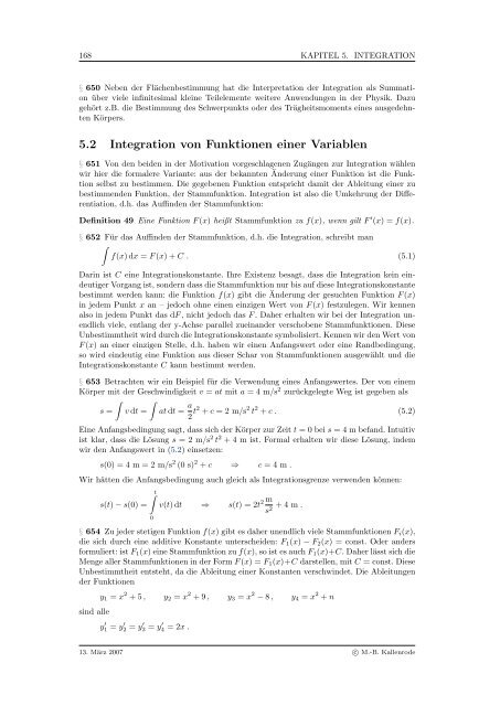 Mathematik fÃ¼r Physiker - Numerische Physik: Modellierung