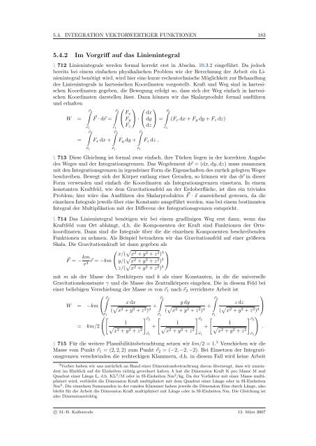 Mathematik fÃ¼r Physiker - Numerische Physik: Modellierung