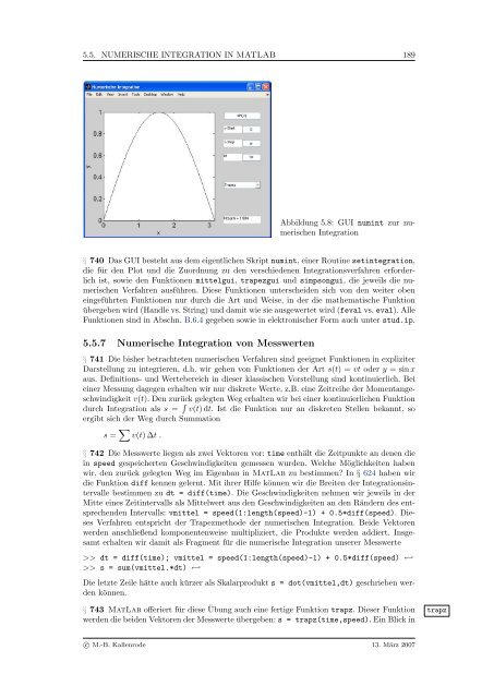 Mathematik fÃ¼r Physiker - Numerische Physik: Modellierung