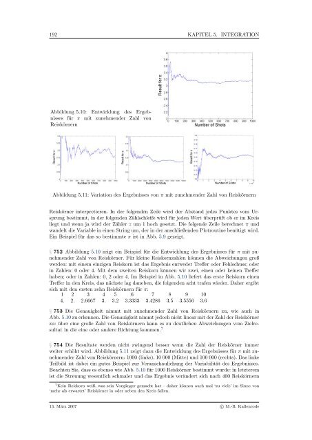 Mathematik fÃ¼r Physiker - Numerische Physik: Modellierung