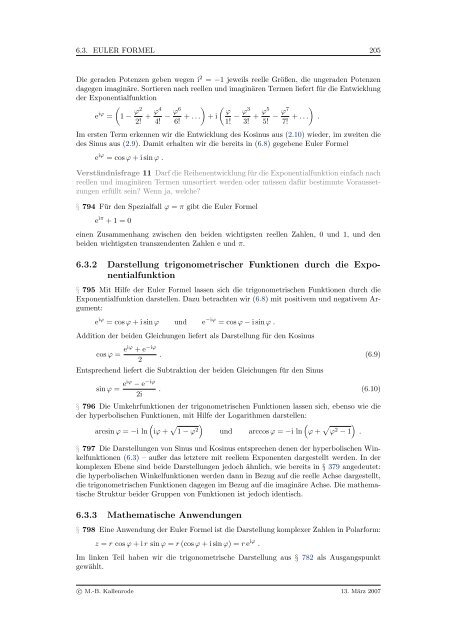 Mathematik fÃ¼r Physiker - Numerische Physik: Modellierung