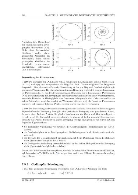 Mathematik fÃ¼r Physiker - Numerische Physik: Modellierung