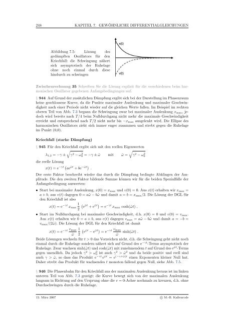 Mathematik fÃ¼r Physiker - Numerische Physik: Modellierung