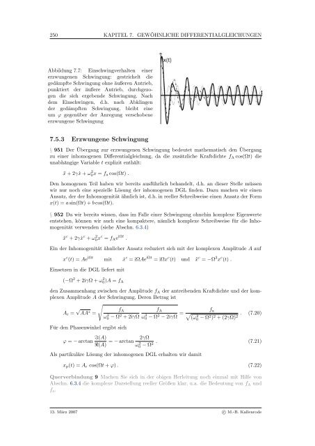 Mathematik fÃ¼r Physiker - Numerische Physik: Modellierung